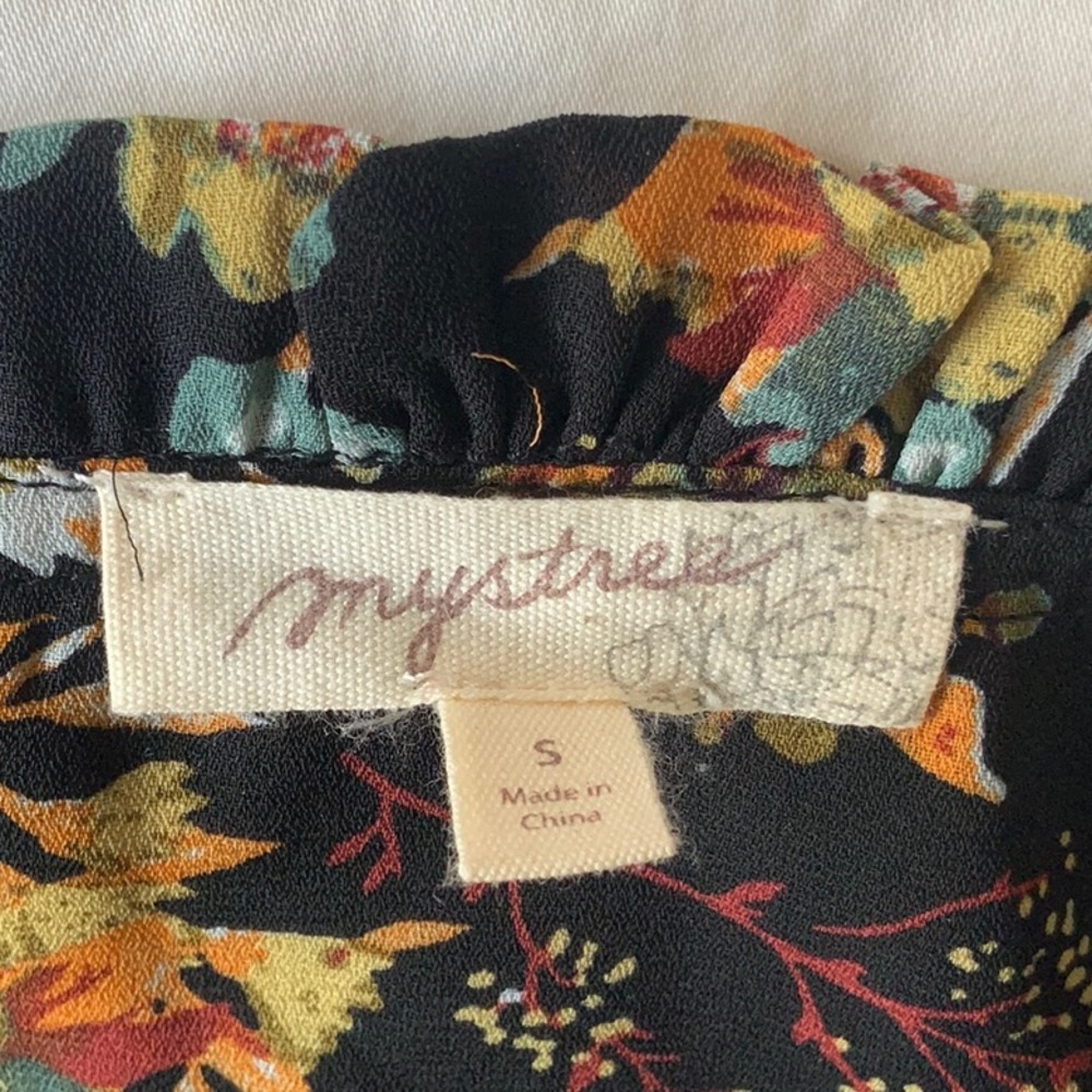 Fall Floral Button Down Maxi Spaghetti Strap Dress - image 6